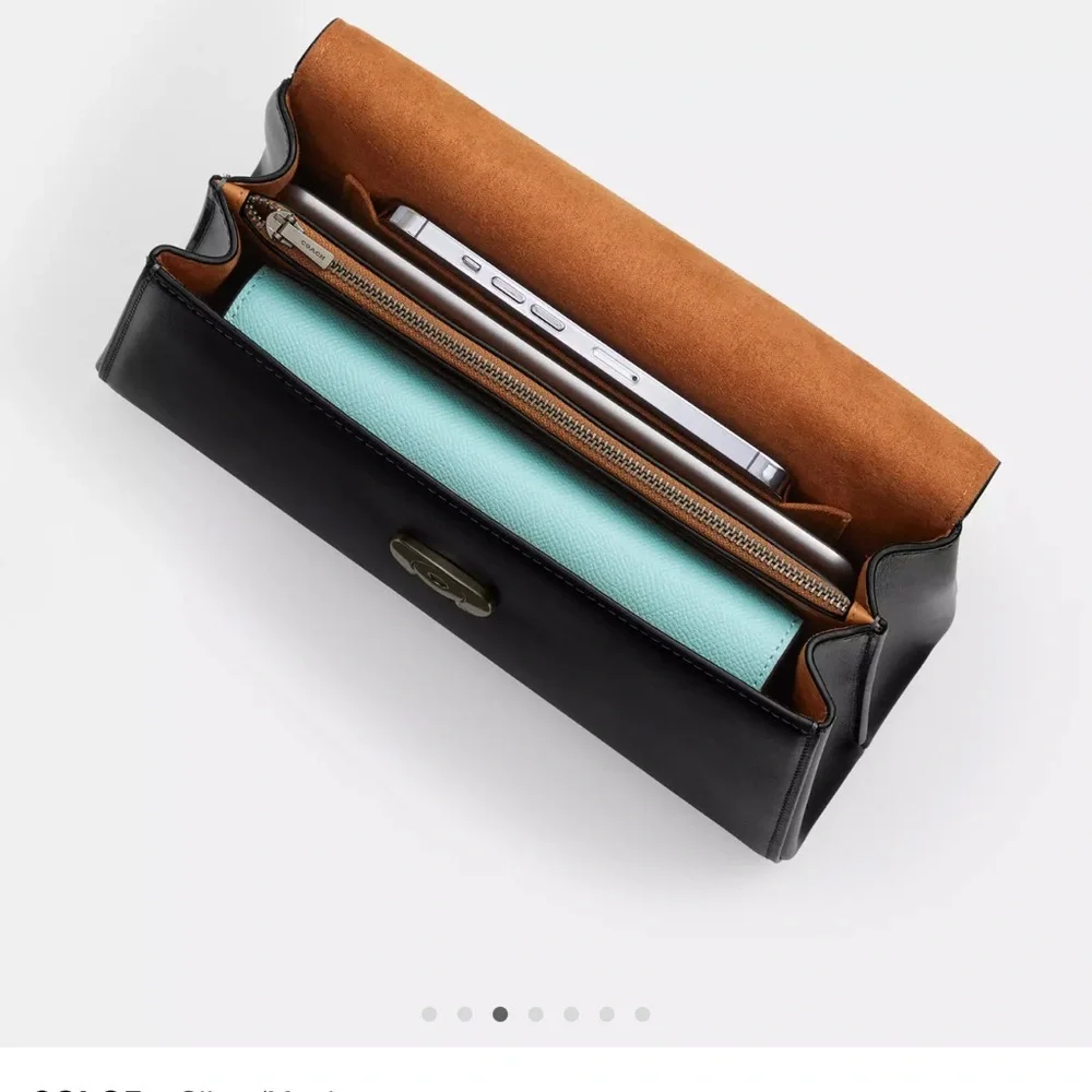 Coach Brown Leather Women's Bag NWT - Picture 8 of 10